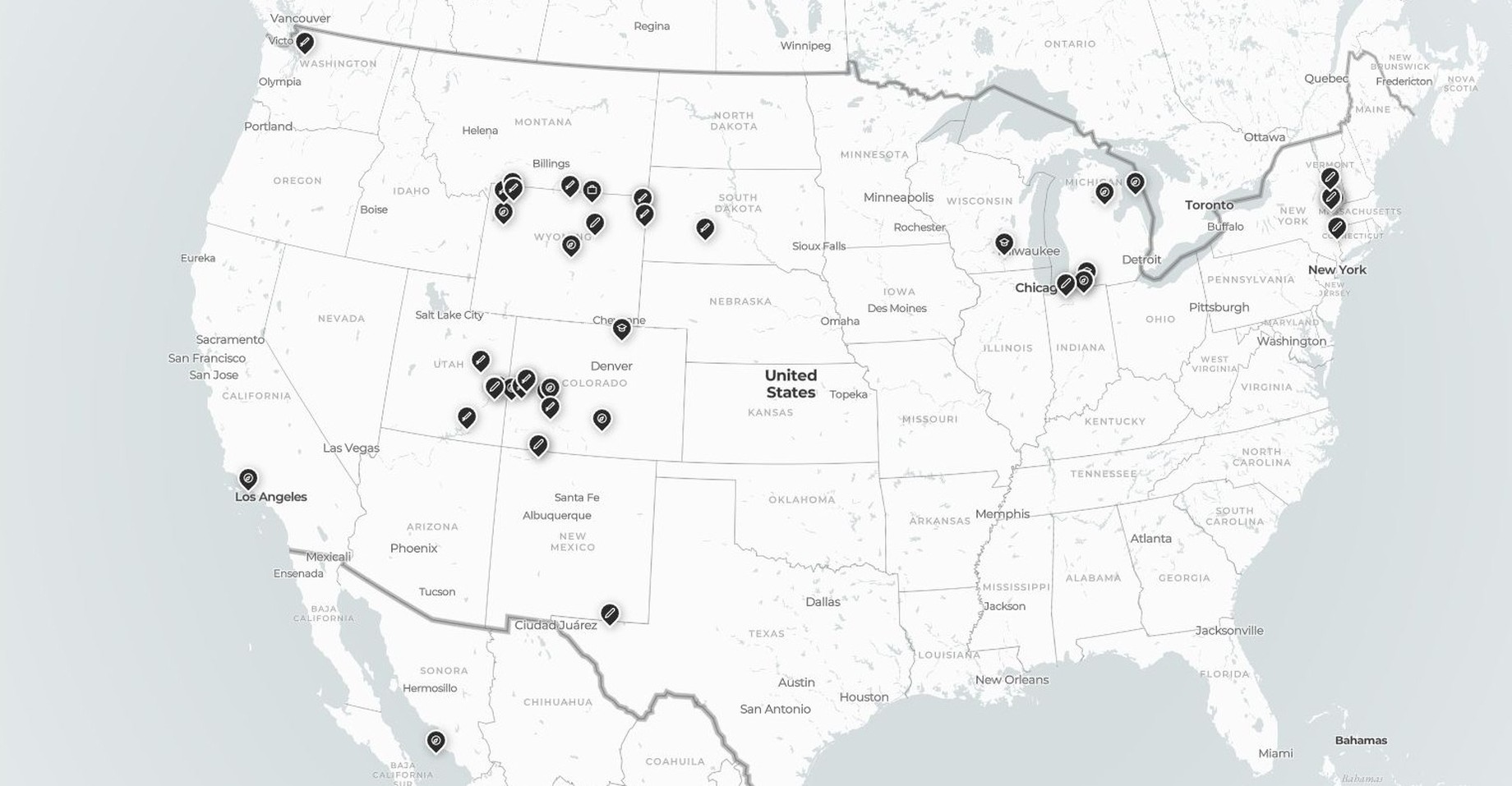 Interactive map tour